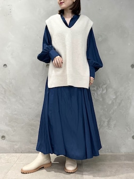 「きれいめコーディネート」｜本社 プレスさん（レディース・159cm）の秋コーディネート