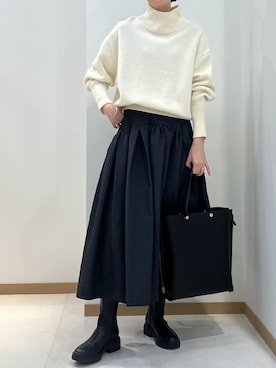 本社 プレスさん（レディース・170cm）の冬コーディネート