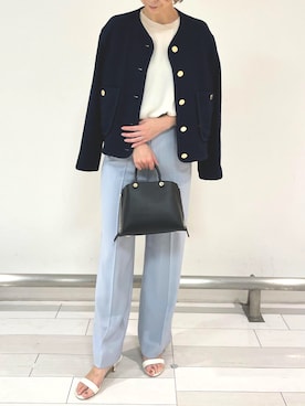 本社 プレスさん（レディース・158cm）の夏コーディネート