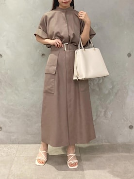 本社 プレスさん（レディース・158cm）の夏コーディネート