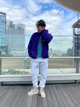 「アイテム（ブルゾン）」を使った、naouさん（メンズ・182cm・40代）の秋コーディネート