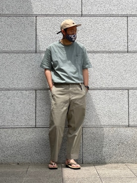 「PENDLETON（ペンドルトン）のアイテム（キャップ）」を使った、naouさん（メンズ・182cm）の夏コーディネート