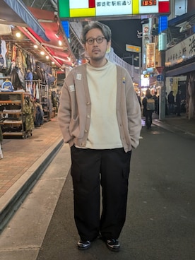 naouさん（メンズ・182cm）の冬コーディネート