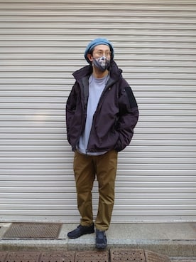 「ABU GARCIA（アブ・ガルシア）のアイテム（ジャケット/アウター）」を使った、naouさん（メンズ・182cm）の夏コーディネート