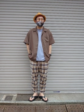 naouさん（メンズ・182cm）の夏コーディネート