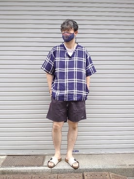 naouさん（メンズ・182cm）の夏コーディネート