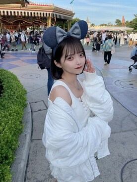 「アウターコーデ」｜「アイテム（MA-1）」を使った、Nylaus officialさん（レディース・155cm）の秋コーディネート