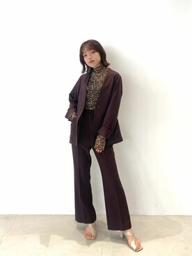 「PUBLIC TOKYO（パブリックトウキョウ）のアイテム（ノーカラージャケット）」を使った、Akane lrlife0628さん（レディース・166cm）の夏コーディネート