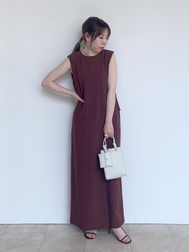 「A part by（アパートバイ）のネックカフ（ネックレス）」を使った、ひおさん（レディース・153cm・20代）の夏コーディネート