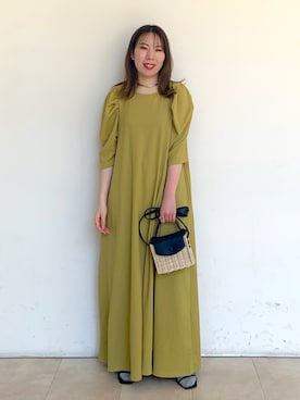 「お呼ばれ」｜「アイテム（サンダル）」を使った、ひおさん（レディース・153cm）の春コーディネート