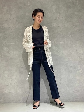 「ストラップシューズ」｜sunaさん（レディース・160cm）の夏コーディネート