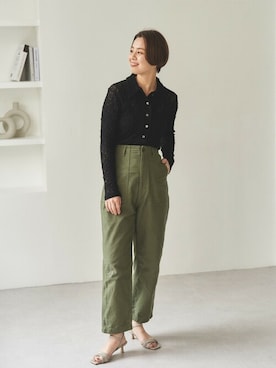 「ストラップシューズ」｜sunaさん（レディース・160cm）の冬コーディネート