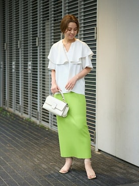 「Noble（ノーブル）のアイテム（バッグ）」を使った、sunaさん（レディース・160cm）の春コーディネート