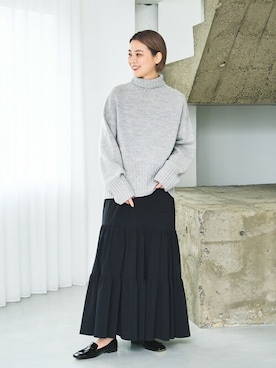 「LE TALON（ルタロン）のアイテム」を使った、sunaさん（レディース・160cm）の秋コーディネート