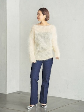 「ストラップシューズ」｜sunaさん（レディース・160cm）の冬コーディネート