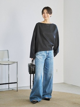 「ストラップシューズ」｜sunaさん（レディース・160cm）の秋コーディネート