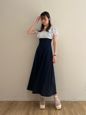「仙台」｜「アイテム（ワンピース/ドレス）」を使った、majessk3さん（レディース・158cm）の春コーディネート