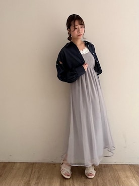 「仙台」｜「アイテム（ワンピース/ドレス）」を使った、majessk3さん（レディース・158cm）の夏コーディネート