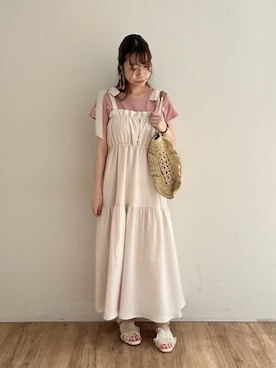 「仙台」｜「アイテム（ワンピース/ドレス）」を使った、majessk3さん（レディース・158cm）の夏コーディネート