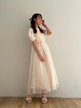 「仙台」｜「アイテム（ワンピース/ドレス）」を使った、majessk3さん（レディース・158cm）の夏コーディネート