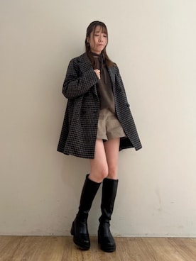 「仙台」｜「アイテム（その他アウター）」を使った、majessk3さん（レディース・158cm）の秋コーディネート
