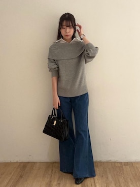 「MAJESTIC LEGON（マジェスティックレゴン）のアイテム」を使った、majessk3さん（レディース・158cm）の秋コーディネート