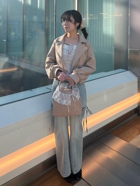 「仙台」｜majessk3さん（レディース・158cm）の春コーディネート