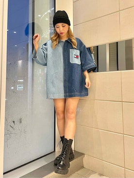 公式TOMMY HILFIGERさん(レディース・158cm)の春コーディネート