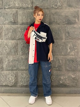 公式TOMMY HILFIGERさん（レディース・158cm）の春コーディネート