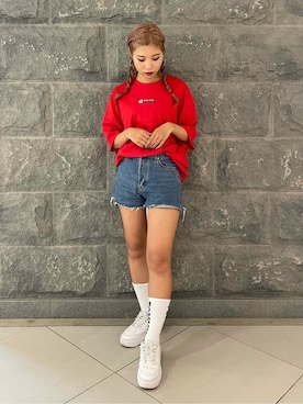 公式TOMMY HILFIGERさん（レディース・158cm）の春コーディネート