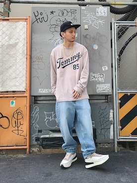 公式TOMMY HILFIGERさん(メンズ・172cm)の冬コーディネート
