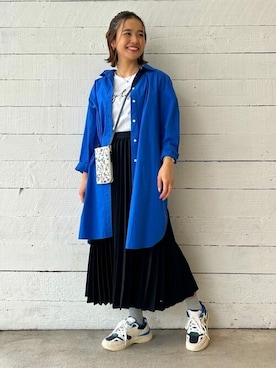 「TOMMY HILFIGER（トミーヒルフィガー）のアイテム」を使った、公式TOMMY HILFIGERさん（レディース・160cm）の春コーディネート