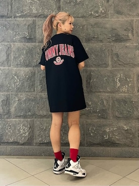 「TOMMY HILFIGER」｜「アイテム（ワンピース/ドレス）」を使った、公式TOMMY HILFIGERさん（レディース・158cm）の春コーディネート