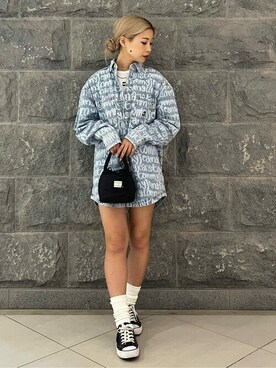 公式TOMMY HILFIGERさん（レディース・158cm）の春コーディネート