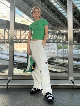 公式TOMMY HILFIGERさん（レディース・158cm）の夏コーディネート