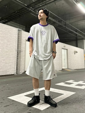「tommy jeans（トミー ジーンズ）のアイテム」を使った、公式TOMMY HILFIGERさん（レディース・174cm）の夏コーディネート