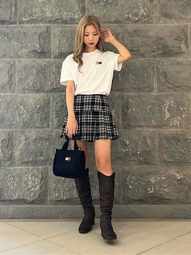 公式TOMMY HILFIGERさん（レディース・158cm）の夏コーディネート