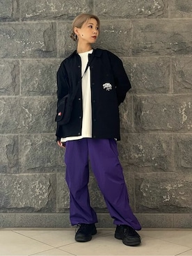 「tommy jeans（トミー ジーンズ）のアイテム」を使った、公式TOMMY HILFIGERさん（レディース・158cm）の夏コーディネート
