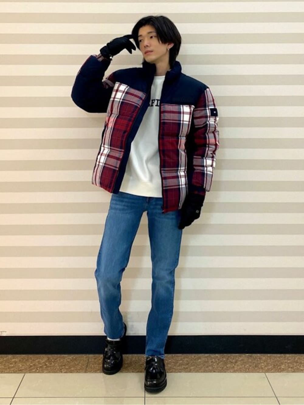 TOMMY HILFIGER（トミーヒルフィガー）の「チェックパッファー