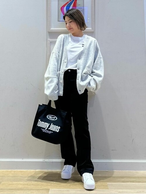 TOMMY JEANS（トミー・ジーンズ） カーディガン ボクシートーナル 