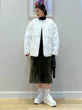 「TOMMY HILFIGER」｜公式TOMMY HILFIGERさん（レディース・158cm）の冬コーディネート