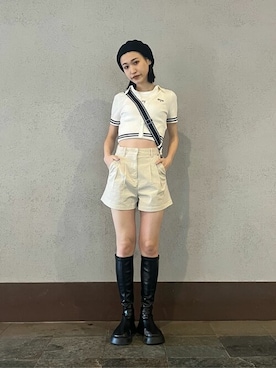 公式TOMMY HILFIGERさん（レディース・168cm）の冬コーディネート