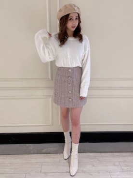 MIIAさん（レディース・159cm）の冬コーディネート