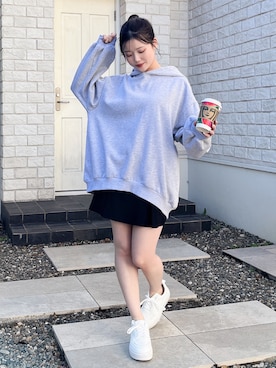 「ミーア」｜「アイテム（ワンピース/ドレス）」を使った、MIIAさん（レディース・152cm）の冬コーディネート