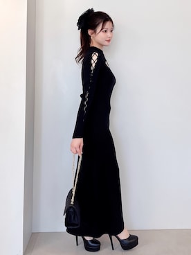「ミーア」｜「アイテム（ワンピース/ドレス）」を使った、MIIAさん（レディース・152cm）の秋コーディネート
