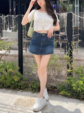 「ミーア」｜MIIAさん（レディース・152cm）の夏コーディネート