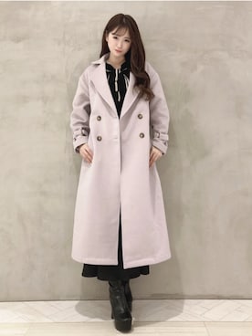 「MIIA（ミーア）のアイテム（ジャケット/アウター）」を使った、MIIAさん（レディース・162cm）の秋コーディネート