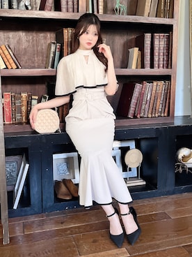 「ミーア」｜「アイテム（ワンピース/ドレス）」を使った、MIIAさん（レディース・152cm）の秋コーディネート