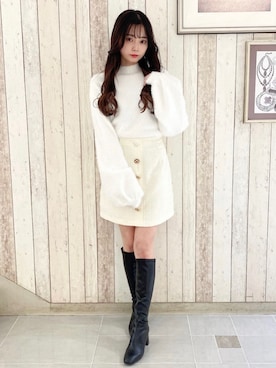 MIIAさん（レディース・152cm）の冬コーディネート