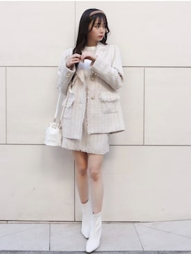 MIIAさん（レディース・152cm）の冬コーディネート